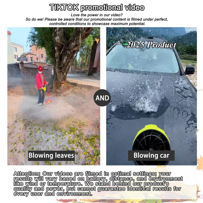 SEESE Cordless Turbo Jet Blower – Handheld Air Duster for Car Drying, Snow, Garden & Home, Perfect Gift