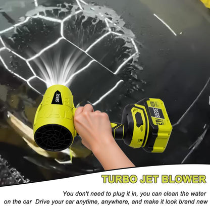SEESE Cordless Turbo Jet Blower – Handheld Air Duster for Car Drying, Snow, Garden & Home, Perfect Gift