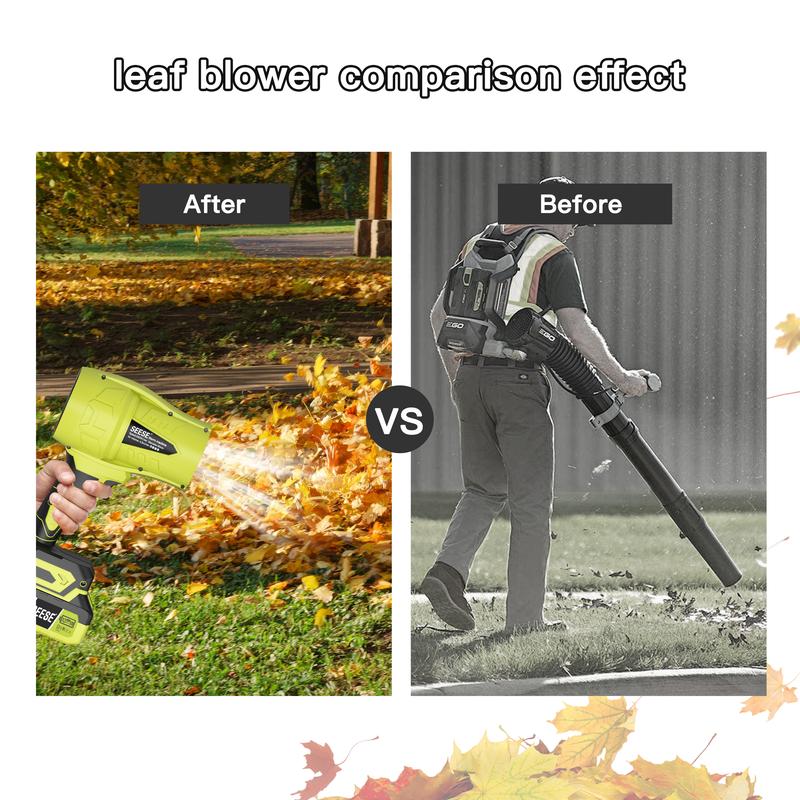 SEESE Cordless Turbo Jet Blower – Handheld Air Duster for Car Drying, Snow, Garden & Home, Perfect Gift