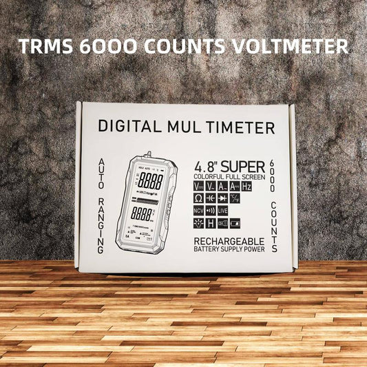 Fully Automatic True RMS 6000-Digit Digital Multimeter – Home, Automotive & Industrial Use